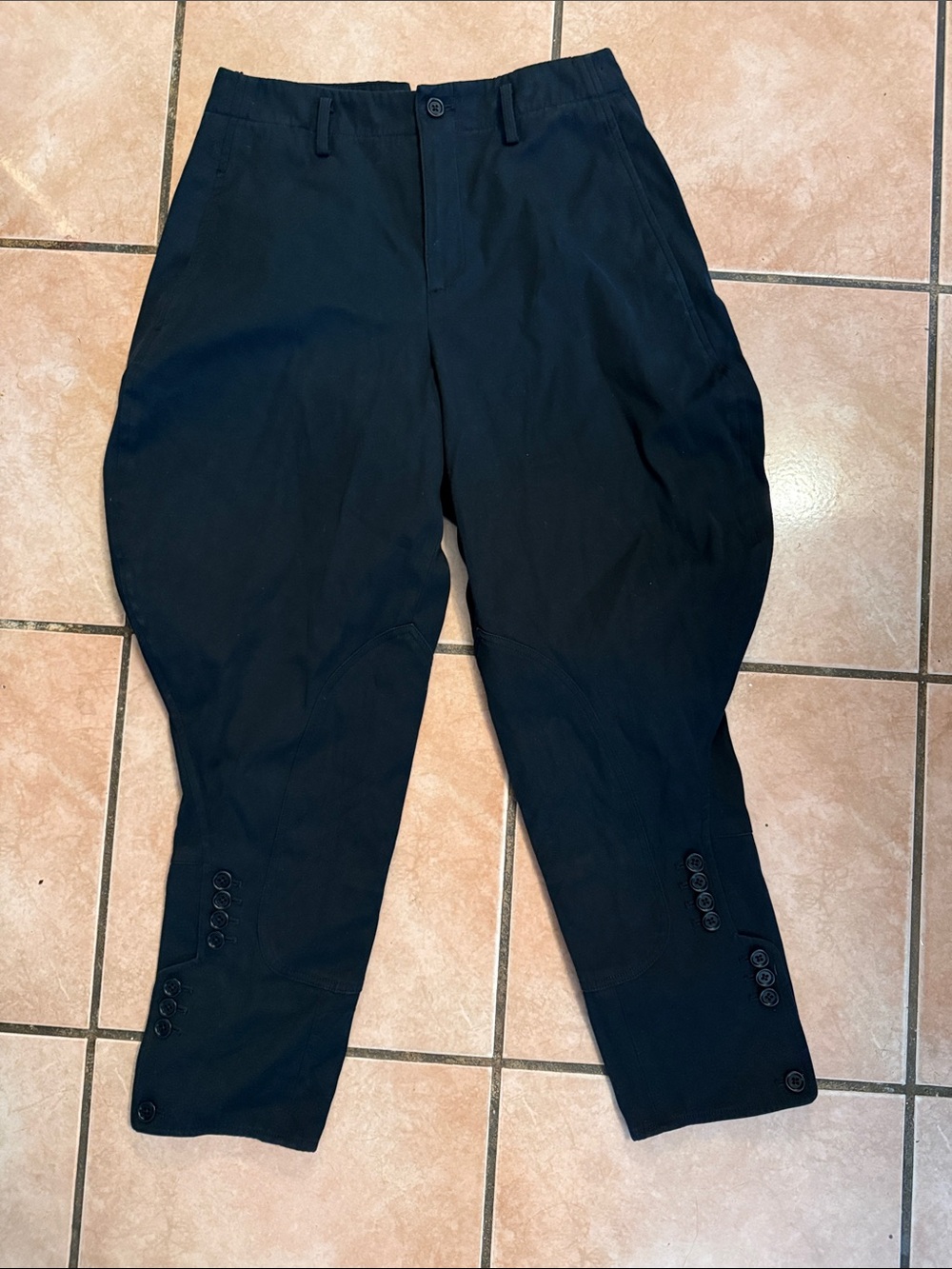 Ralph Lauren Collection Women’s Black Tapered Equestrian Pants